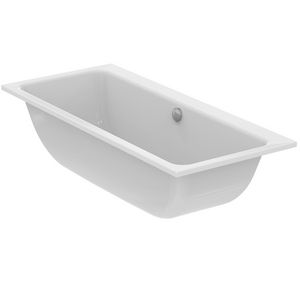 Bad 1800x800x590mm glanzend wit z. kraangat m. overloop La Dolce Vita T540601