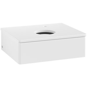 Wastafelonderkast Antao 600x190x500mm White Matt Lacquer L07050MT