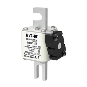 Zekering h. snelheid 315A AC 690V 200kA compact 1 45x VVE=6