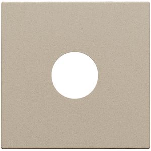 Afwerkingsset voor enkelvoudige coaxaansluiting voor tv