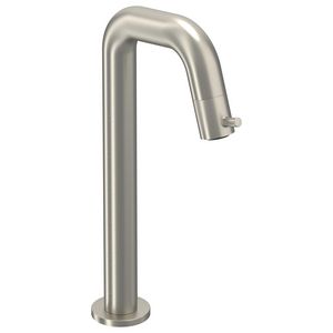 Fonteinkraan BOND contour staand L-size sprong 116mm highriser geborsteld nickel