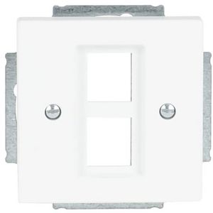 Centraalplaat 2 x MJ 216000-2/216005-4 f-matwit (2561-02-884)