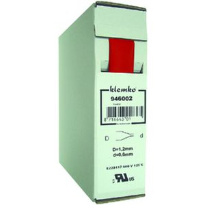 Doos a 12m. krimpkous 2:1 4,8>2,4mm rood