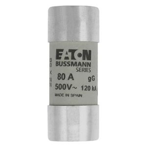 Zekering laagspanning 80A AC 500V 22x58 gL/gG met sl VVE=10