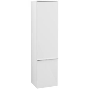 Venticello hoge badkast 404x1546x372mm glossy white 1xdeurRE