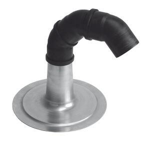Kabeldoorvoer alu. plakplaat m. 3x pp-bocht 160mm