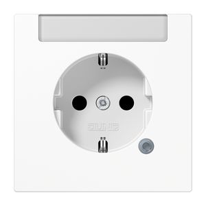 Wandcontactdoos alp.wit slagv &tekstva&contr.l LS990