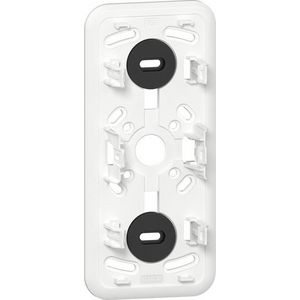 montageplaat 3-v K/P25 3-v wandcontactdoos met randaarde Opbouw zuiver wit