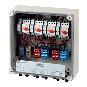 Brandweerschakelaar 4x string 25A UA 225V50Hz M12/M16