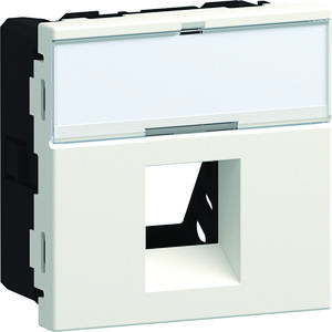 Ecoline45 inbouwset 1x RJ45 mod. jack type 01 45x45, verkeerswit