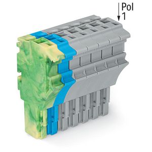 1-draads FE steker 4mm² ij 2022-107/000-039 VVE=50