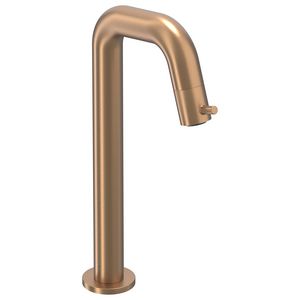 Fonteinkraan BOND contour staand L-size sprong 116mm highriser geborsteld mat koper