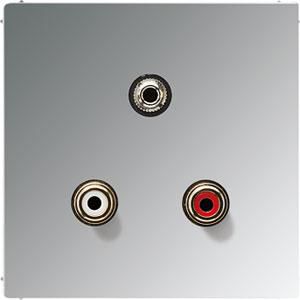 Afdekking glans chr.voorAudio/Jack LS990 VVE=10