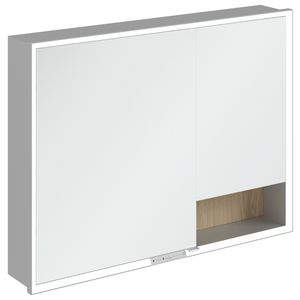 Inbouw-spiegelkast My View+ 1000x750x168mm Nordic Oak