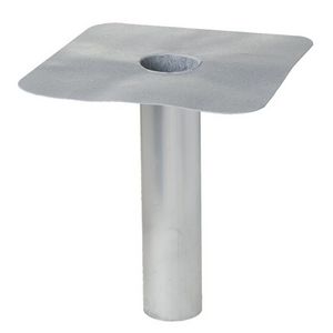 Steekstuk alu. gelast past in 100mm L=330mm PVC-gecoat
