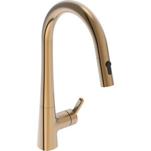 Keukenkraan Eengreeps zijbediend brass Brushed 5136228381