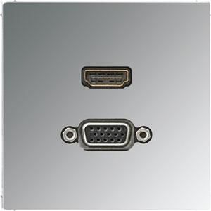 Afdekking glans chroom v. HDMI/VGA LS990 VVE=10
