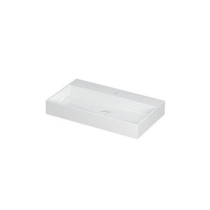 INK United Wastafel Porselein 1 kraangat GL wit 80x45