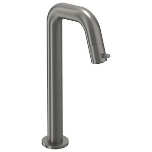 Fonteinkraan BOND contour staand L-size sprong 116mm highriser geborsteld metal black PVD