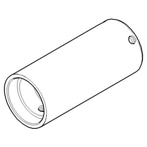 Aansluiting doucheafvoer 30x69mm Champagne (22kt Goud)