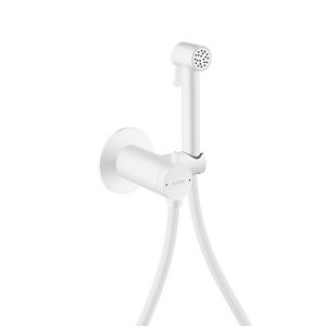 Handdouche AXOR Bidette Showers 1 straalsoort douchesl. 125cm mat wit