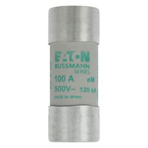 Zekering laagspanning 100A AC 500V 22x58mm aM IEC VVE=10