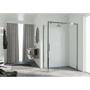 Schuifdeur K22PH RE 1670-1710x2000mm chroom helder