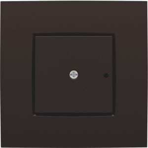 Afwerkingsset 1-kanaals inbouw RF met enkelpolig d.brown
