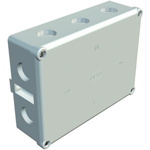 Kabeldoos 178x144x71 duroplast 131.5 lichtgrijs