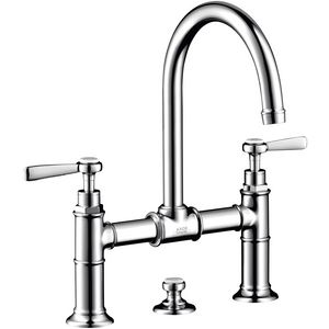 AXOR Montreux 220 2-gats 2-hendel wastafelmengkraan chroom