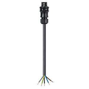 Aansluitsnoer RST20I5 male 1,5mm² 100cm B2CA zwart VVE=30