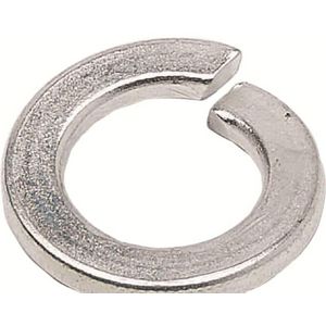 Set a 10st. Veerring 10mm galvaniseerd