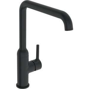 Style, Keukenkraan, Eengreeps, zijbediend, brass, Mat zwar