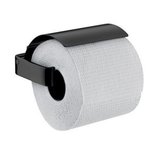 Closetrolhouder LOFT zwart met klep
