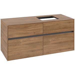 Wastafelonderkast Collaro 1200x548x500mm Oak.Kans C13000RH