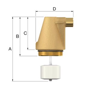 Bovendeel luchtafsch. Flamcovent Clean DN50-600