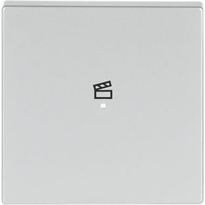 Free@Home bedieningswip 1-voudig scene f-aluzilver (6233-10-83)