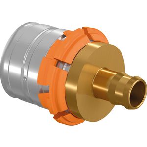 Overgangskoppeling recht persaansluiting 20mm x schuif Q&E 9,9mm VVE=2 Uponor