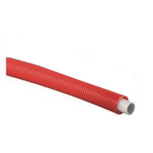 Rol a 75mtr. meerlagenbuis MLCP 14x2mm + mantelbuis rood