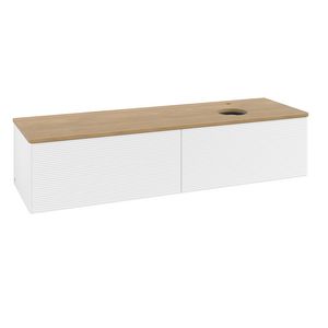 Wastafelonderkast Antao 1600x360x500mm White Matt Lacquer L38151MT