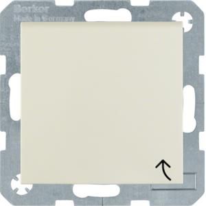 Wandcontactdoos RA aanraakveilig klapdeksel S.1 IP44 wit glans