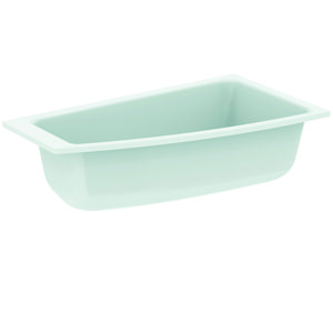 Ligbad I.LIFE asymetrisch 160x90cm rechts wit excl. badpoten