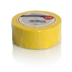 PVC isolatie tape geel 19mm x 20m VVE=100
