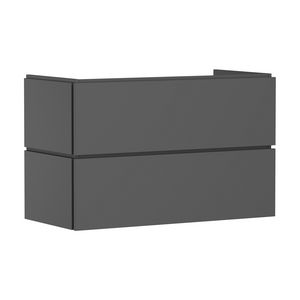 Badmeubel Xilesa E 980/470+2 lades PushOpen wastafel Slate Matt Grey