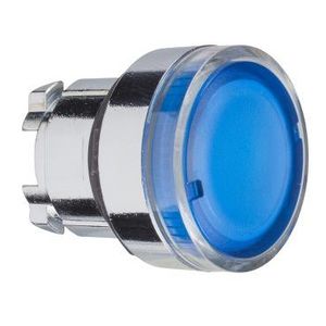 Kop voor verlichte drukknop Ø22mm Blauw