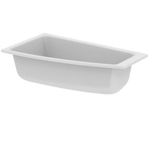 Ligbad I.LIFE asymetrisch 160x90cm links wit excl. badpoten