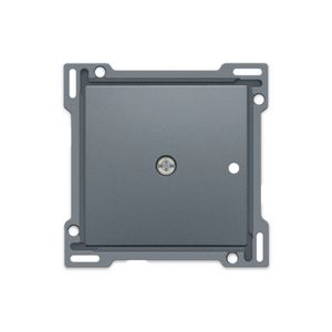 Afwerkingsset 1-kanaals inbouw RF met enkelpolig blue grey