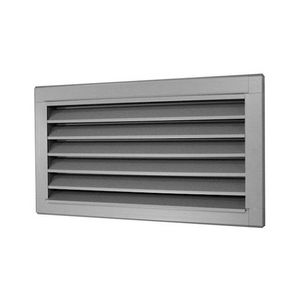 Buitenluchtrooster RVS inox 800x800mm (bxh)