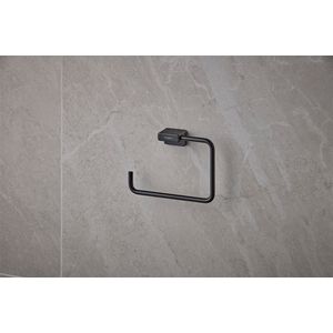 AddStoris handdoekring mat zwart