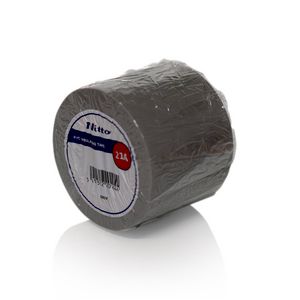 PVC isolatie tape premium grijs 50mm x 10m VVE=160